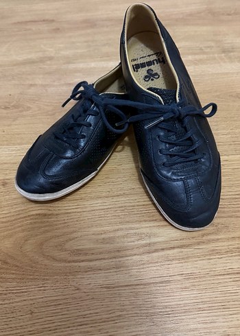 Siyah Dolgu Topuklu Bağcıklı Kadın Spor Ayakkabı - Görsel 2