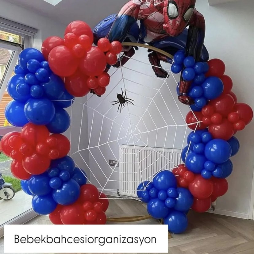 Örümcek Adam Temalı Parti Dekorasyonu - Görsel 3