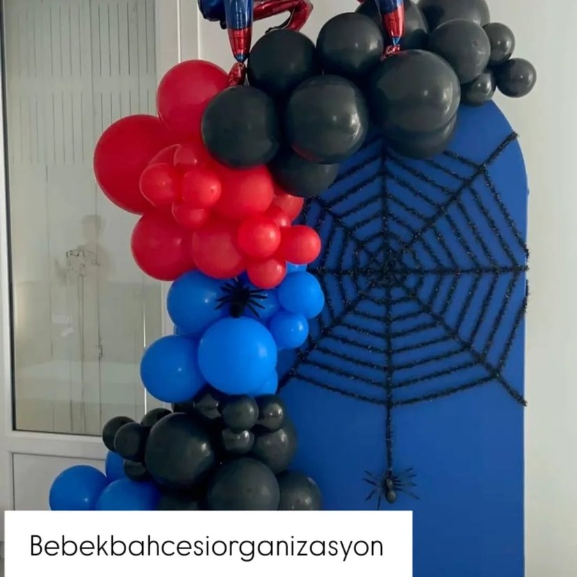Örümcek Adam Temalı Parti Süsleri istanbul - Görsel 2