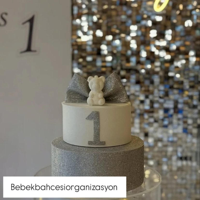 Gri Doğum Günü Parti Süslemeleri - Görsel 4