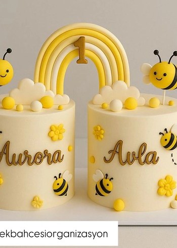 Sarı Arı Temalı Parti Dekorasyonu - Görsel 2