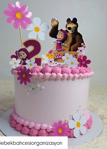 Pastel Pembe Oyuncak Bebek ve Parti Dekoru - Görsel 3