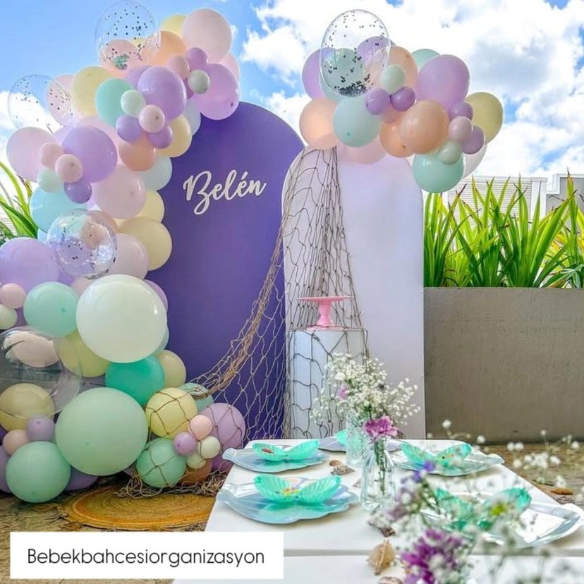 Pastel Mor Temalı Parti Malzemeleri - Görsel 4