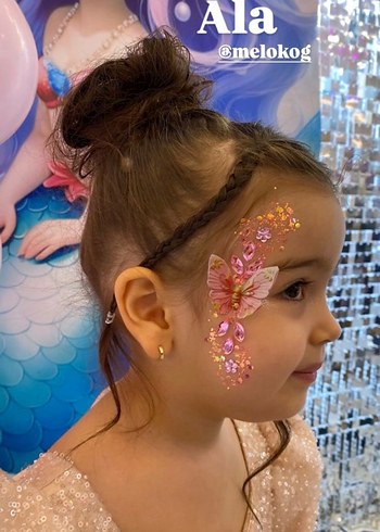 Pastel Mavi Deniz Kızı Doğum Günü Süsü - Görsel 7