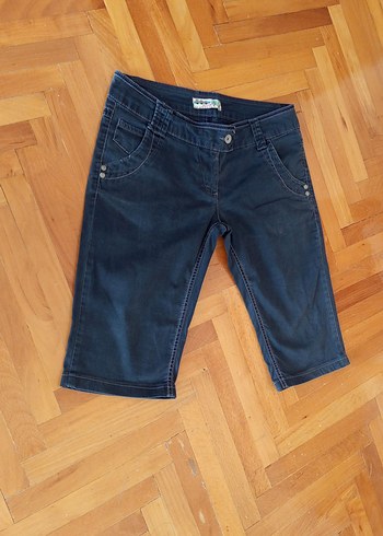 Kadın Lacivert Mini Denim Şort