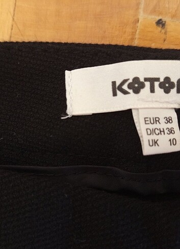 38 Beden siyah Renk Pantolon