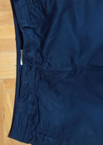 Kadın Lacivert  Denim Bermuda kapri - Görsel 3