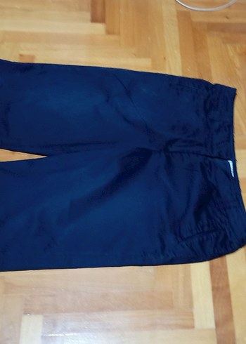 Kadın Lacivert  Denim Bermuda kapri - Görsel 2