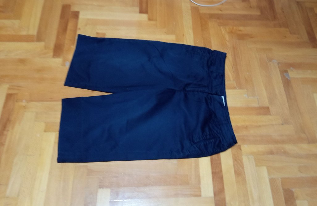 Kadın Lacivert  Denim Bermuda kapri - Görsel 2