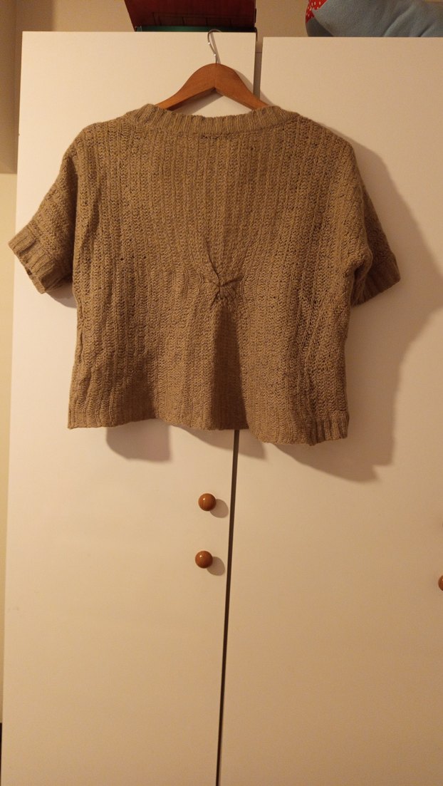 Kısa Kollu Bohem Kadın Hırka - Görsel 5