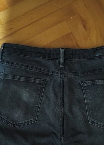 33 Beden kahverengi Renk Erkek Regular Fit Siyah Kot Pantolon