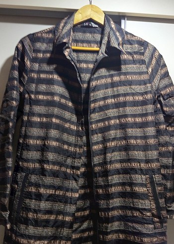 Düğmeli Uzun Kollu  ceket, gömlek - Görsel 7