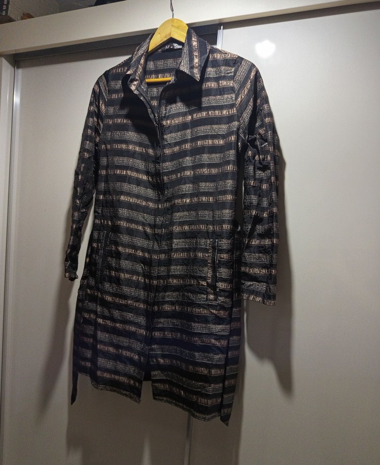 Düğmeli Uzun Kollu  ceket, gömlek - Görsel 2