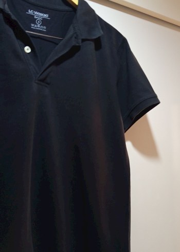 LC Waikiki Erkek Siyah Kısa Kollu Polo Tişört