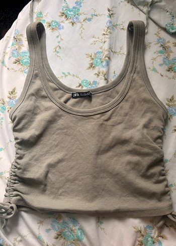 Bej Keten Kadın Atlet - Görsel 3