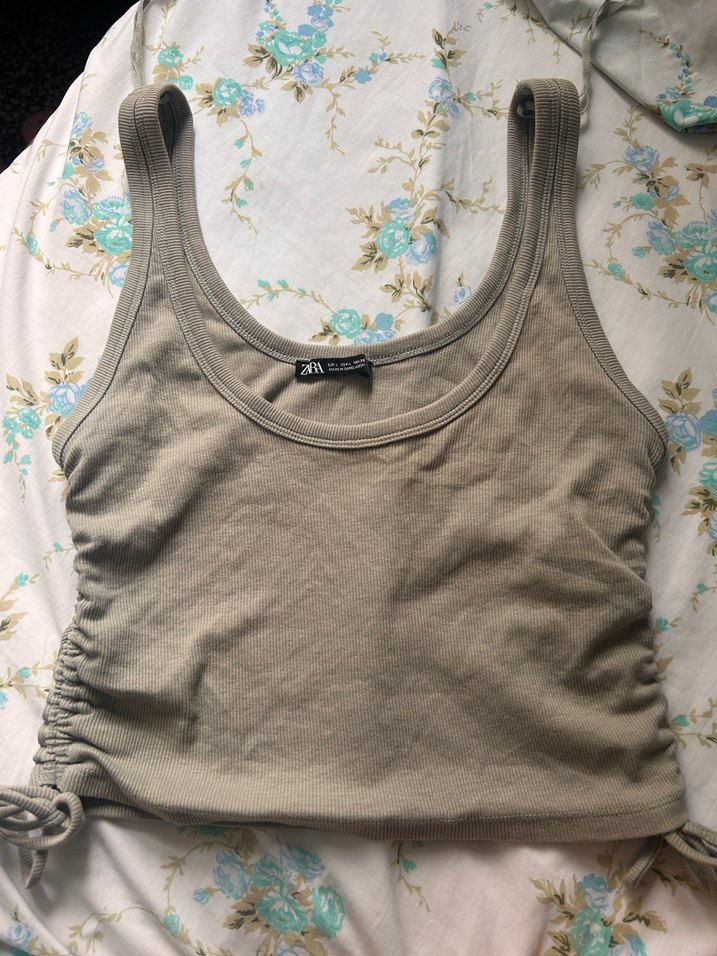 Bej Keten Kadın Atlet - Görsel 3