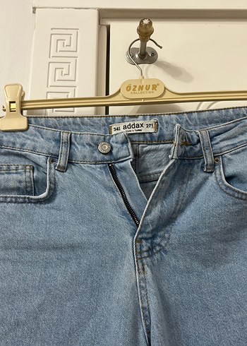 Kadın Mavi Normal Boy Denim Jean - Görsel 4