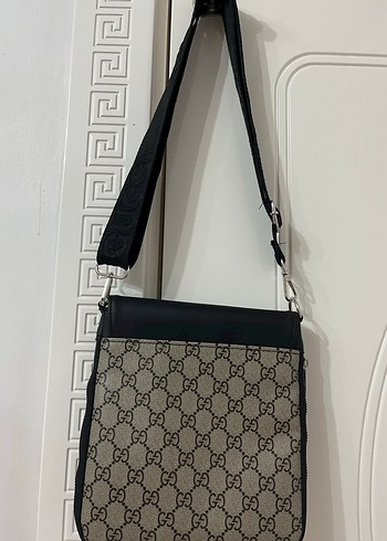 Siyah Kemerli Erkek Omuz Çantası - Görsel 3