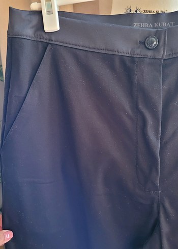 Siyah Kadın Kumaş Pantolon, Normal Kesim