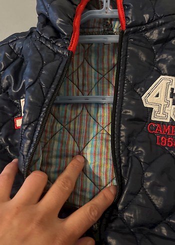 Erkek Çocuk Lacivert Kapüşonlu Fermuarlı Ceket - Görsel 3