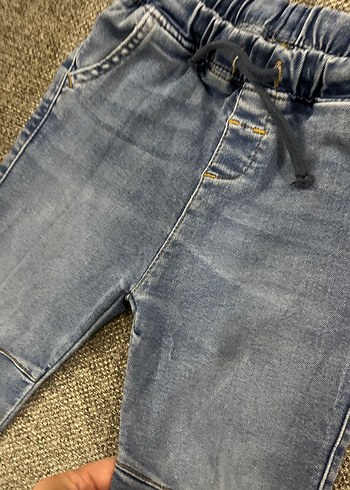 Erkek Çocuk Mavi Bol Kesim Denim Pantolon - Görsel 2