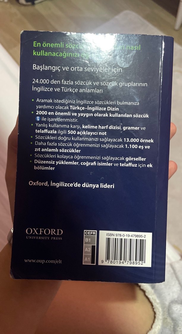 Oxford Essential Dictionary Türkçe-İngilizce - Görsel 3