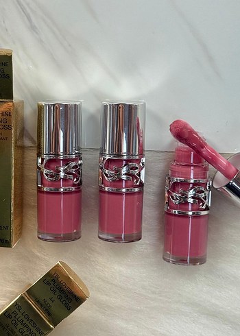 Pastel Pembe Ruj ve Dudak Parlatıcı Seti