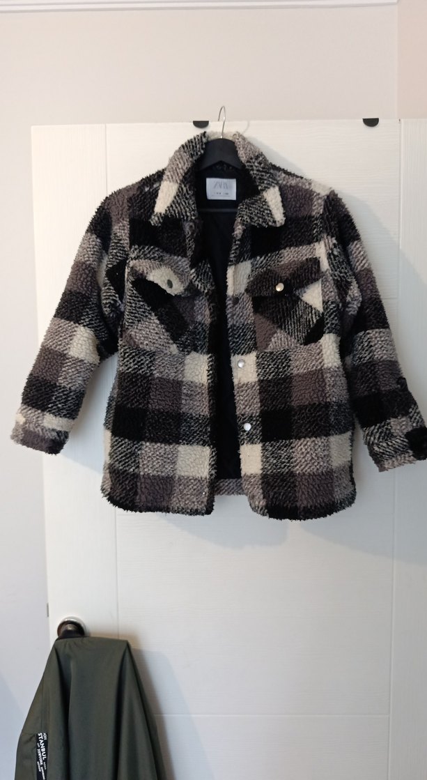 Gri Ekose çocuk kaban - Görsel 2