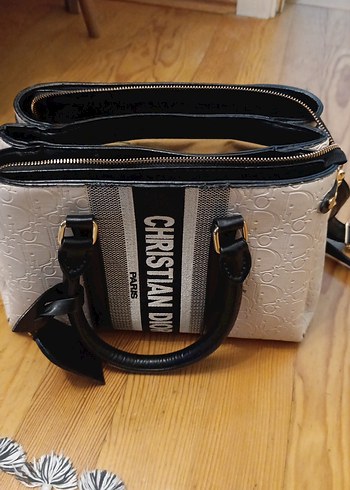 Beyaz Deri Christian Dior Kadın Çanta - Görsel 4