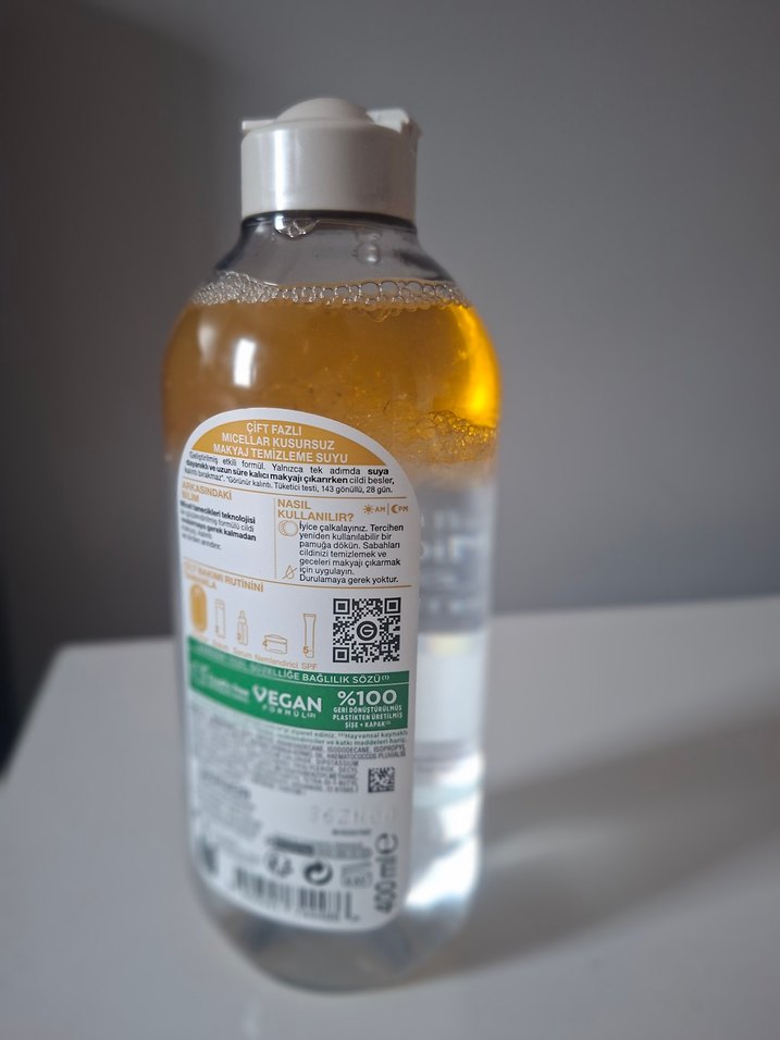 Garnier Çift Fazlı Micellar Temizleme Suyu - Görsel 3