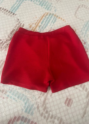 Kırmızı şort etek - Görsel 4