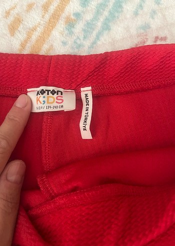 Kırmızı şort etek - Görsel 3