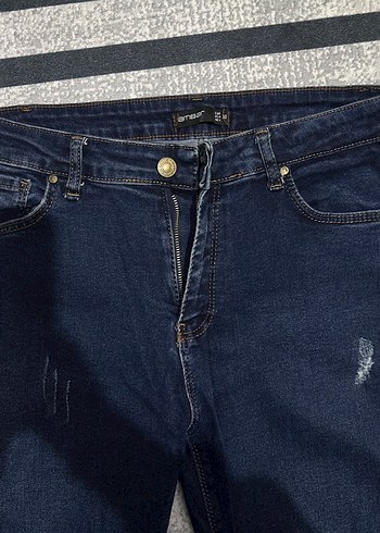 Lacivert Kadın Kot Pantolon - Görsel 2