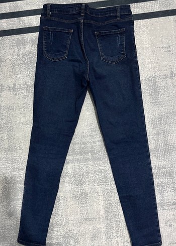 Lacivert Kadın Kot Pantolon - Görsel 3