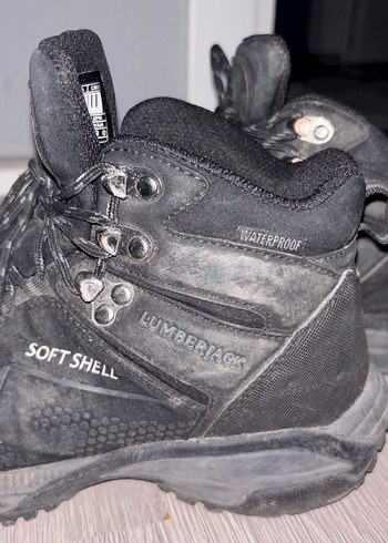 Siyah Yılan Desenli Bağcıklı Outdoor Bot - Görsel 6