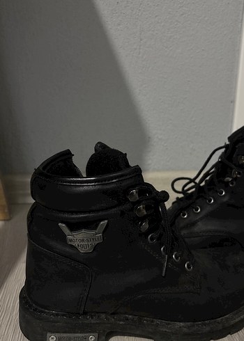 Siyah Deri Erkek Botlar - Görsel 7