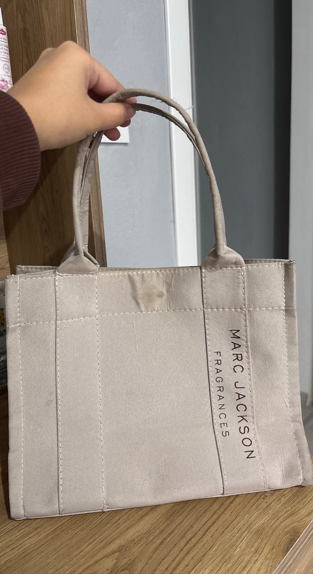 Bej Kadın Baskılı Günlük Çanta - Görsel 4