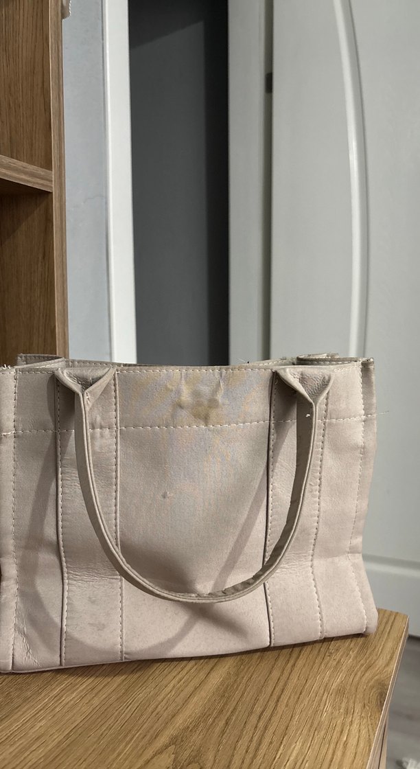 Bej Kadın Baskılı Günlük Çanta - Görsel 2