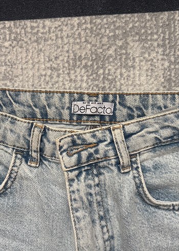 Gri Salaş Kesim Kadın Denim Jean - Görsel 5