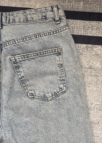 Gri Salaş Kesim Kadın Denim Jean - Görsel 4