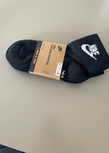 Nike Siyah Mini Erkek Çorap 3 çift - Görsel 2