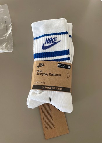 Nike Beyaz Midi Erkek Çorap3 çift - Görsel 4