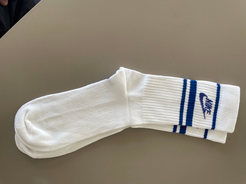 Nike Beyaz Midi Erkek Çorap3 çift - Görsel 2