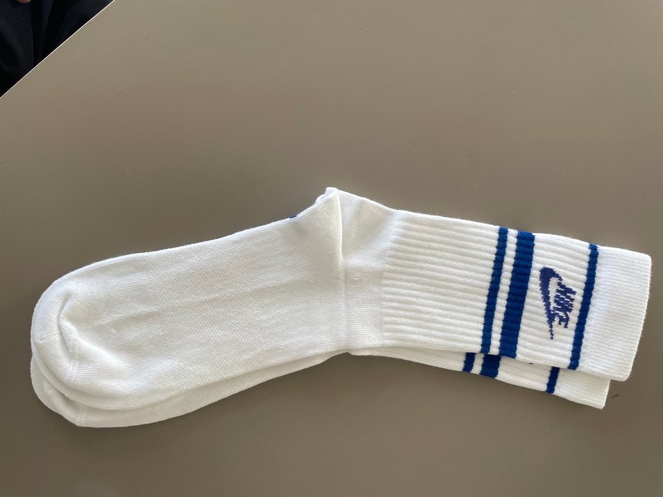 Nike Beyaz Midi Erkek Çorap3 çift - Görsel 3