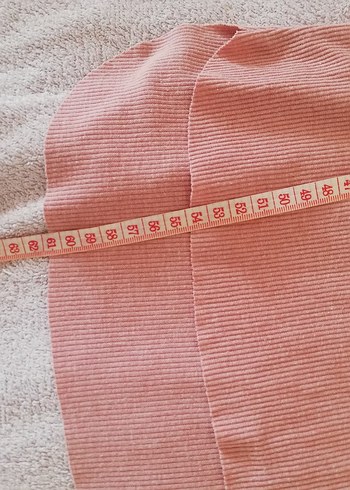 V Yaka Kısa Kollu Krem tişört - Görsel 4