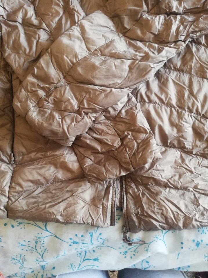 Bej Kadın Midi Ceket, Fermuarlı, Uzun Kollu yağmurluk - Görsel 2