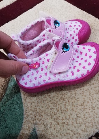 Kız Çocuk Pembe Leopar Desenli Sıcak Ev Terliği - Görsel 2