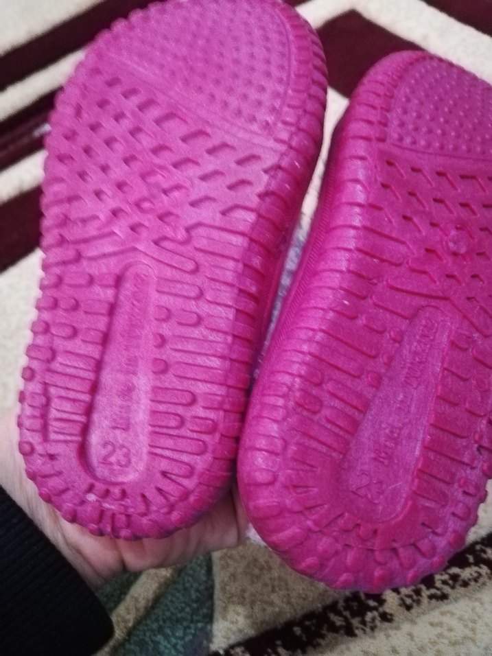 Kız Çocuk Pembe Leopar Desenli Sıcak Ev Terliği - Görsel 5