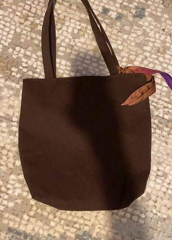 OXKO Kahverengi Süet Kadın Çanta - Görsel 2