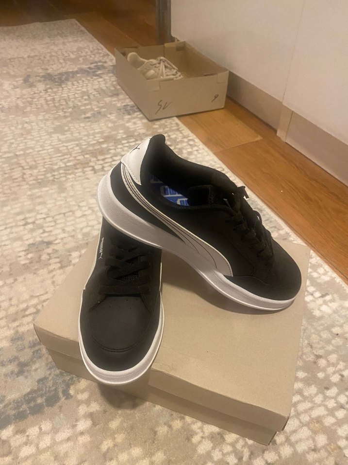 Puma Siyah Beyaz Kadın Spor Ayakkabı - Görsel 4